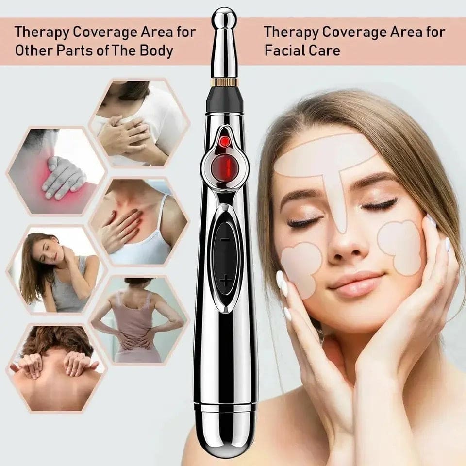 Smart Massager Pen, Acupuncture Pulse Meridian Massage Pen