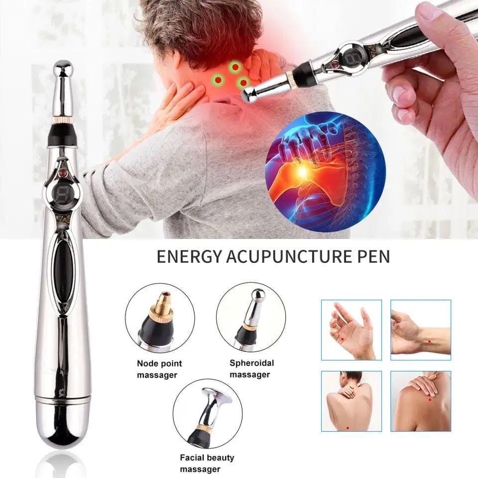 Smart Massager Pen, Acupuncture Pulse Meridian Massage Pen